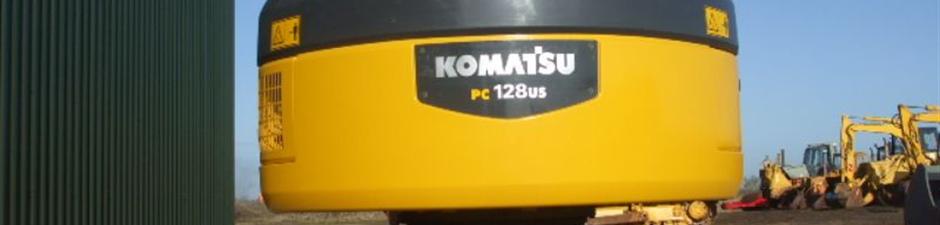 Komatsu PC128US excavator